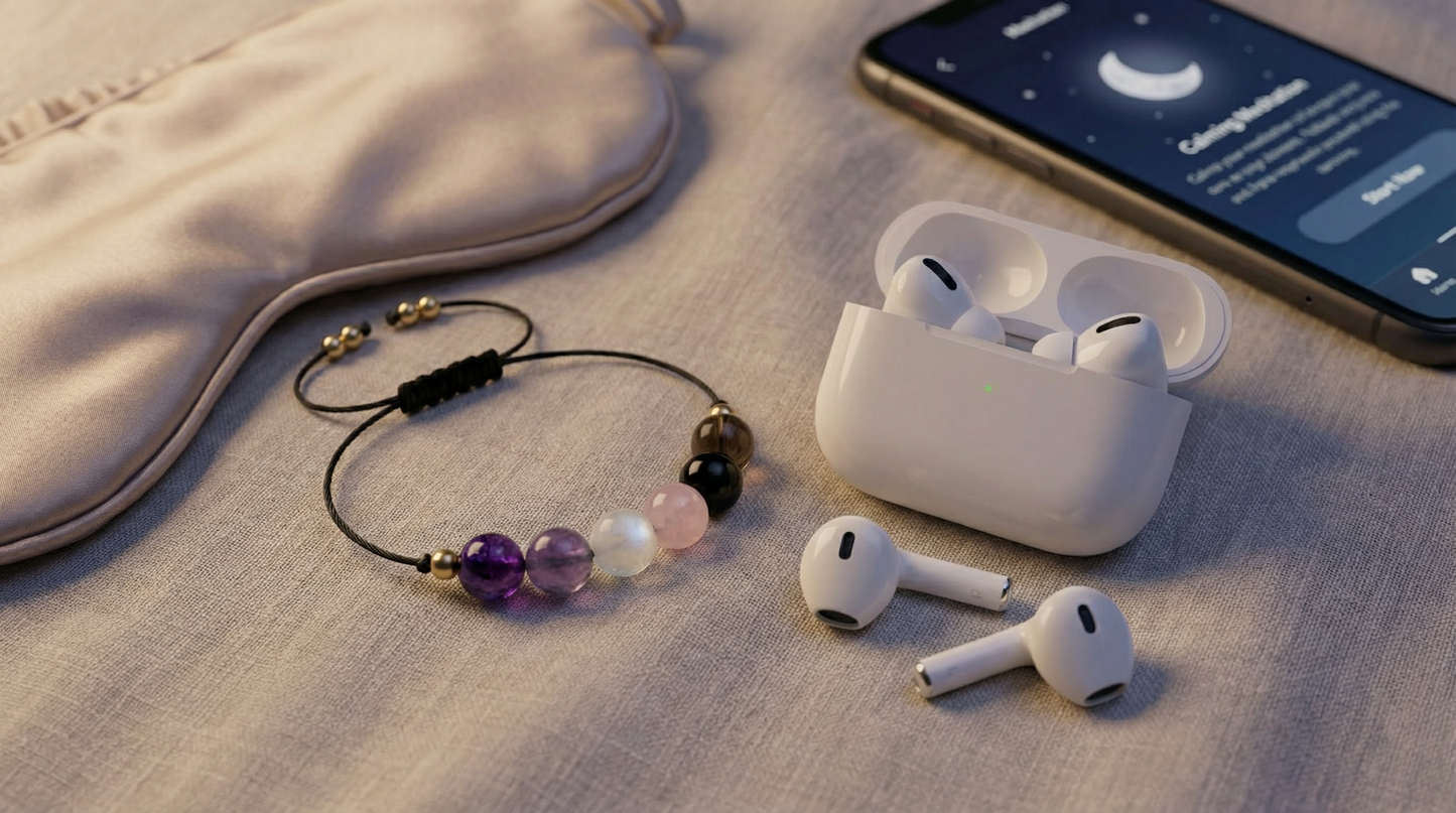 Sleep Support Six-Gemstone Bracelet