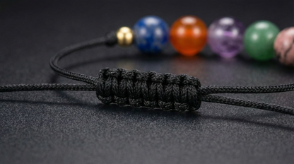 Minimalist student crystal bracelet designed to support focus and concentration while studying