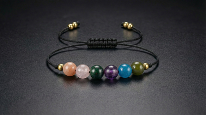 Minimalist emotional trauma support crystal bracelet designed as a symbolic healing companion