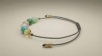 Minimalist luck crystal bracelet designed as a symbolic companion for optimism and aligned opportunities